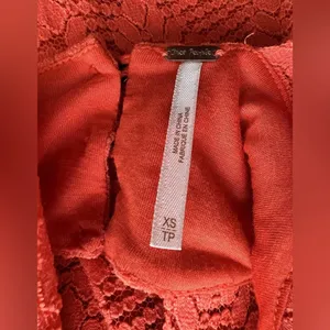 Persimmon Lace sleeveless Poppy Cutout Mini Dress open back fall XS thumbnail 4