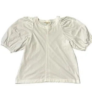 Women’s Madewell Puff-Sleeve Tee White Size Small NWT #NT331 thumbnail 4