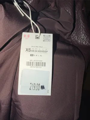 Zara Dark Brown Oversized Faux-Leather Bomber Jacket thumbnail 9