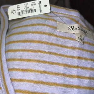 Madewell Women's Linen Blend U Scoop Tee ND798‎ thumbnail 2