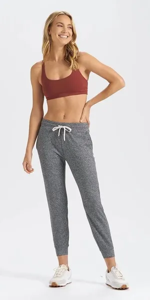 Vuori Heather Grey Performance Joggers VW303 Size Large thumbnail 1