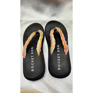 Rocket Dog Sunset Cord Braided Colorful rope comfort sandals flip flops sz 9 thumbnail 3