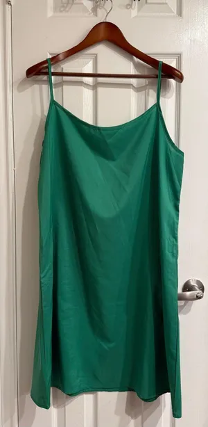 Green Organza Poofy Dress thumbnail 5