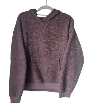 American Eagle Purple Sherpa Hoodie - Medium thumbnail 1