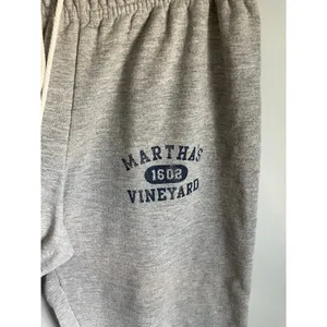 Martha's Vineyard Grey Sweatpants Cozy Worn In Lounge Pockets Gildan Womens S thumbnail 4