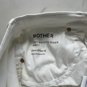 Mother Denim White High Waisted Rider Ankle Jeans Fairest Of Them All Size 26 thumbnail 9