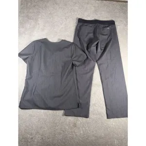 figs livingston scrub pants set graphite gray small pet casma top small thumbnail 15