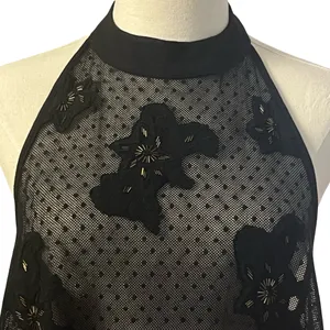 Free People Womens Frankie Lace Sheer Tank Size L Boho Festival Whimsigoth NWT thumbnail 3