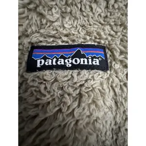 Patagonia Los Gatos Deep Pile Fleece Vest Large Sherpa El‎ Kap Khaki #Y4-3 thumbnail 3