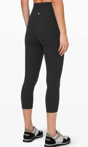 lululemon athletica Black High-Waisted Cropped Leggings thumbnail 2