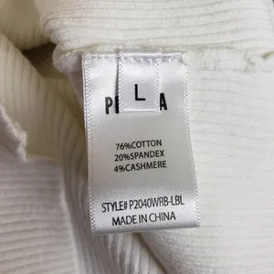 Pistola Womens L Nella Cashmere Blend Cutout Tank in White NEW thumbnail 11