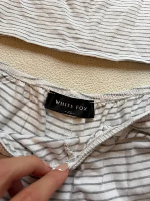 White Fox Boutique Striped Tube Top Shorts Set thumbnail 2