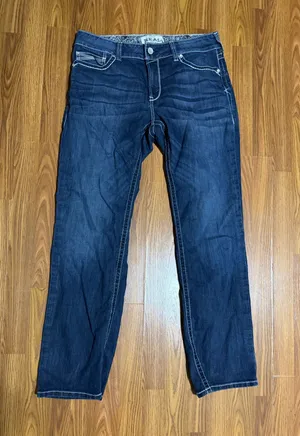 Ariat Women's R.E.A.L. Mid Rise Stretch Ivy Boot Cut Jeans Size 33R. thumbnail 1