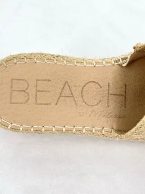 Beach by Matisse Jute Platform Slide Espadrille Sandals Natural Beige Women’s 9 thumbnail 9