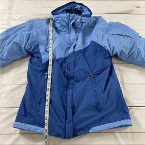 Columbia Womens Blue Omni Tech Interchange Waterproof Windbreaker Jacket Size M thumbnail 11