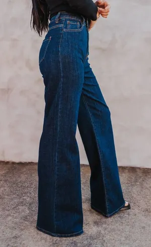 Boutique Wide Leg Jeans size 3/26 Aphrodite Brand NWT thumbnail 2