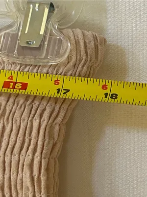 Plus size Linen/Cotton high elastic waist wide leg beige pants W/pockets 18/20 thumbnail 7