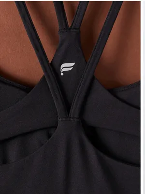 Fabletics Black Double-Strap Sports Bra thumbnail 4