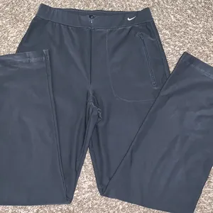 NIKE Dri fit zip up leggings straight leg gym training yoga size MEDIUM (8-10) thumbnail 1