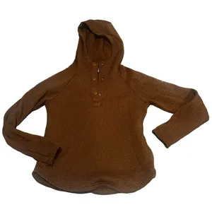 Columbia Women's Orange Hooded Pullover Sweatshirt Size S Long Sleeve Casual thumbnail 1