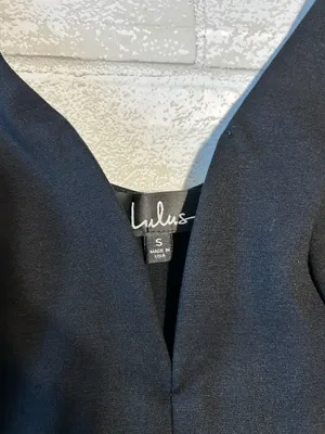 Lulu's Black V-Neck Fit & Flare Mini Dress thumbnail 5