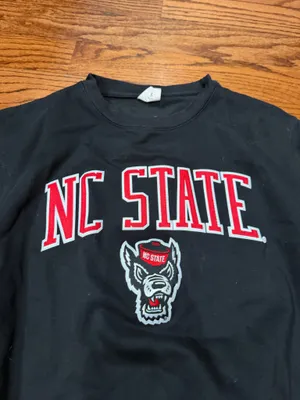 NC State crewneck sweatshirt Black Size undefined thumbnail 2