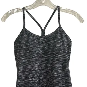 Lululemon Women's Black‎ Striped Athletic Tank Top Size 4 Yoga Gym thumbnail 5