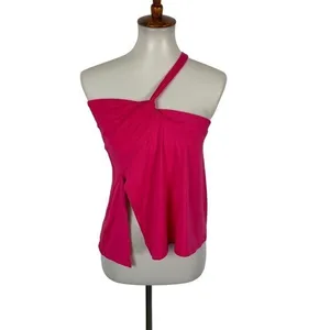 Outcast Exclusives Pink Off Shoulder Top Medium Y2K Clubwear Sexy thumbnail 2