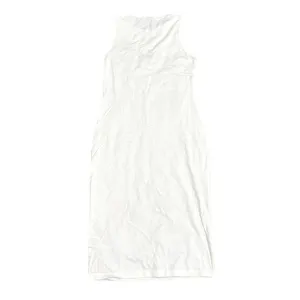 Women's High Neck Bodycon Midi Dress in Off-White, Size M​​ thumbnail 2