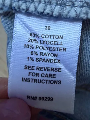 Evereve Ever Seamed Medium Blue Barrel Leg Jeans Size 30 High Rise Ankle Length thumbnail 13