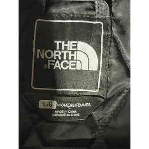 The North Face Womens L/G‎ Insulated Jacket Gray Pinstripe Hooded Zip Up thumbnail 6