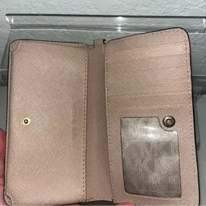 Michael Kors Nude small phone wallet wristlet thumbnail 4