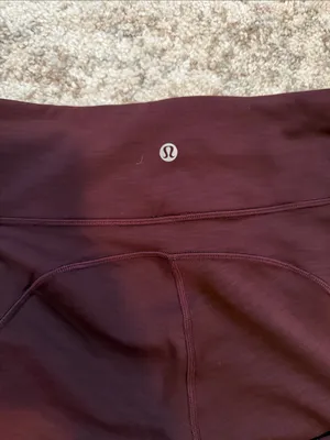 lululemon athletica women’s and Deep Burgundy Leggings thumbnail 3