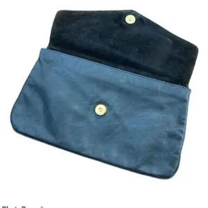 phillippe vintage leather‎ envelope clutch​​ Black thumbnail 3