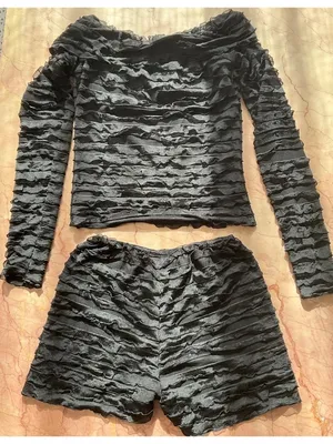 superdown Jessamine Shorts Set in Black Small New Womens Coord Set thumbnail 6