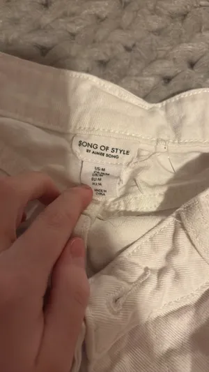 white denim skirt Size M thumbnail 2