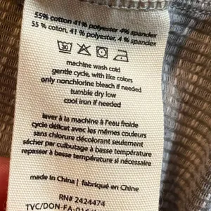 Anthropologie Donni Sandwash Cardigan Open Front Duster Ribbed Neutral Gray NEW One Size thumbnail 9