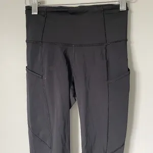 Lululemon Swift Speed High Rise Tight Leggings Black Athletic Activewear Size 2 thumbnail 3
