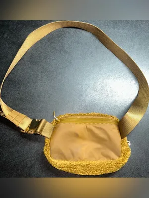 Lululemon Everywhere Belt Bag Burnt Caramel Camel Brown Fur Fanny Pack thumbnail 8