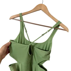 ABERCROMBIE & FITCH Traveler Athletic Green Cut Out Mini Dress thumbnail 5