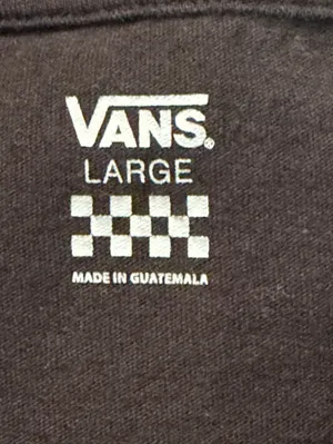 Vans Classic Holographic Logo Short Sleeve T-Shirt Size Large thumbnail 7