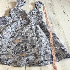 Elliatt Doves Dress In Slate Blue Size Small thumbnail 9