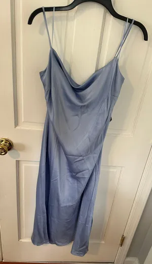 Express Periwinkle Dress thumbnail 1