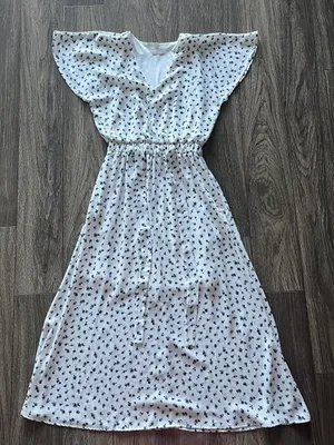 sienna sky floral maxi dress with tie size xs thumbnail 1