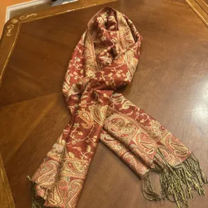 Pashmina Scarf Shawl,Paisley, Multicolored ScarfThis retro Pashmina ShawL thumbnail 3