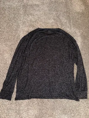 Victoria's Secret PINK Long Sleeve Lounge Sleep Shirt with Gold Logo thumbnail 4
