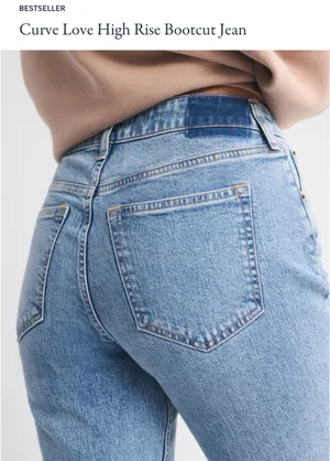 Abercrombie Curve Love Bootcut Jeans thumbnail 3