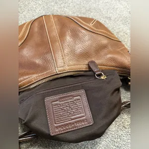 Rare Vintage Coach Tobacco Brown Leather Soho 10042 Leather Shoulder Bag Y2K thumbnail 6