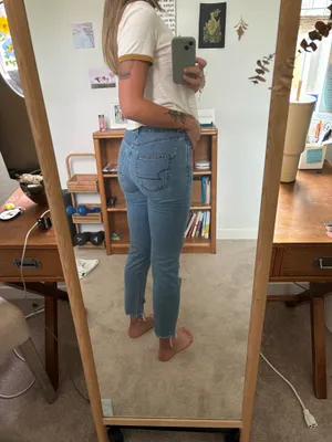 Distressed Mom American Eagle Jeans thumbnail 2
