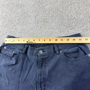 Lauren Jeans Co RL Jeans Women‎ 12 Dark Wash High Rise Straight Denim Normcore thumbnail 8